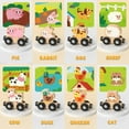 thumbnail image 2 of Toys for 1 2 3 Year Old Girls Boys, Wooden Farm Animals Train Set, Toddler Educational Toy,  Montessori Learning Toys Ages 1-3, 2 of 7