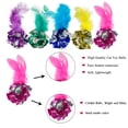 thumbnail image 5 of Crinkle Balls Cat Toys with Feather, 2.2 Inches Mylar Crinkle Balls for Cats, for Playing and Interact with Cats, 20 Pcs, 5 of 5