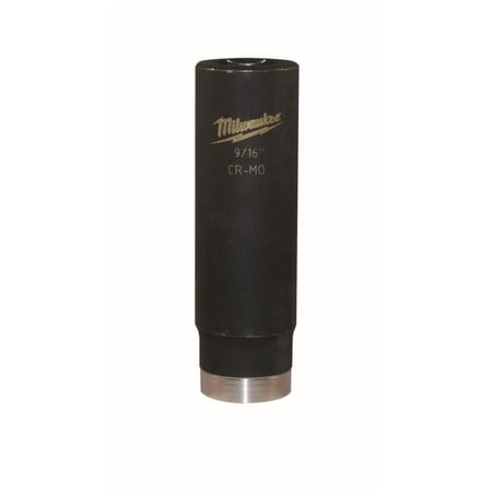 UPC: 0045242195343 | Milwaukee-49-66-4427 SHOCKWAVE 3/8 in. Impact Duty Deep Well Socket 9/16 in.