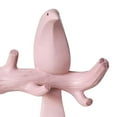 thumbnail image 4 of Pájaros decorativos en árbol Perchero montado en pared para s Sombreros Lves Rosa un Sunnimix Perchas de resina para pájaros, 4 of 8