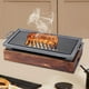 thumbnail image 5 of Parrilla de barbacoa coreana, plancha para barbacoa, sartén para asar al aire libre para picnic y camping. S, 5 of 8