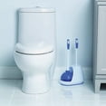 thumbnail image 4 of Mr. Clean Turbo Toilet Plunger and Bowl Brush Combo Set with Caddy, White/Blue, 18.25 in Tall, 7.5 in Wide, 4 of 4
