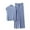 Light Blue, variant on GERsome Lounge Sets for Women Summer Sleepwear Sets Mock Neck Sleeveless Tops Wide Leg Pants Vacation Travel Outfits M-XXL