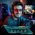 thumbnail image 5 of Red Lens Glasses Blue Light Glasses Men Women - 99.9% Blue Green Blocking for Computer, Gaming, TV, Phone Screens, 5 of 8