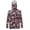 American Flag Eagle Print, variant on Palm Tree Men’s Quick Dry Hooded Rash Guard, UPF 50+ Sun Protection Fishing Shirt with Breathable Face Cover and Lightweight Feel