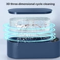 thumbnail image 6 of Taotanxi Ultrasonic Jewelry Cleaner, Jewelry Cleaner Machine 12Oz 46Khz, Professional Sonic Cleaner With One-Touch Operation, Sonic Cleaner for Rings, Glasses, Dentures Blue, 6 of 6