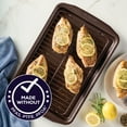 thumbnail image 6 of Circulon Nonstick Bakeware 2-Piece Cookie Pan Set, Chocolate, 6 of 11
