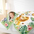 thumbnail image 3 of Manfei Lovely Elephant Queen Comforter Set,Cute Giraffe Comforter Sets Queen,Green,Polkadot Reversible,3-Piece,1 Comforter and 2 Pillowcases, 3 of 7
