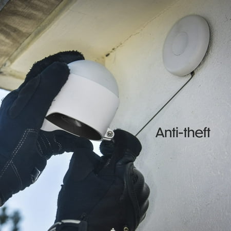 Wasserstein - Anti-Theft Mount for Google Nest Cam (Battery) - White