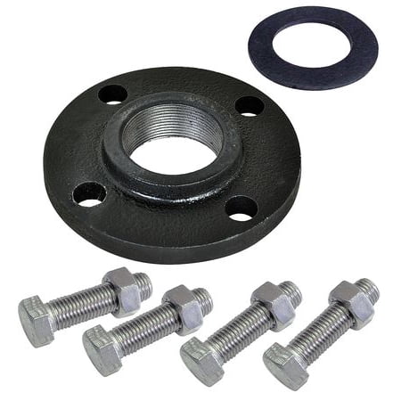 Isolation Flange - DAYTON 21R870 Booster Pump Flange Kit,1-1/4 In. NPT,CI