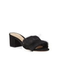 thumbnail image 2 of Schutz Adcelle Open Toe Block Heeled Slip On Mule Black Block Heel Mule (5.5, Black), 2 of 4