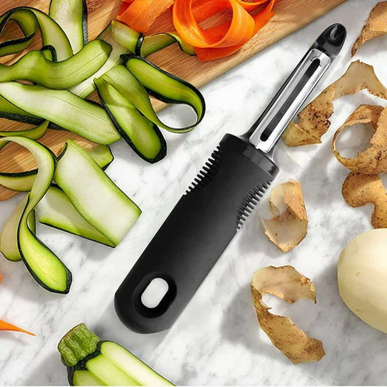 Swivel Vegetable Peeler, Stainless Steel Fruit Peeler Potato Peeler Kitchen  Vegetable Peeler with Ergonomic Handle and Swivel Blade, for Potato