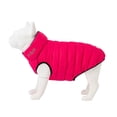 thumbnail image 1 of Hugo & Hudson Reversible Dog Puffer Jacket Coat - Pink & Grey - L55, 1 of 7