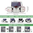 thumbnail image 5 of Luz solar con sensor de movimiento para exteriores, luz solar para exteriores de 3 cabezales, luz de pared, foco de pared impermeable para exteriores, para garaje, jardín, entrada de entrada, 5 of 5