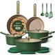 thumbnail image 1 of Set de Cocina CAROTE 16 Piezas Antiadherente Verde para Inducción, 1 of 7