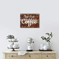 thumbnail image 5 of HFDF Coffee Bar Wall Art for Kitchen Decor But First Coffee Sign Canvas Prints Picture Vintage Coffee Painting Poster Farmhouse Coffee Station Sign for Dining Room Decorations 10x8inch Framed, 5 of 6