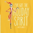 thumbnail image 3 of The Nightmare Before Christmas - Holiday Spirit In My Bones - Toddler And Youth Short Sleeve Graphic T-Shirt, 3 of 5