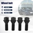 thumbnail image 6 of 4Pcs Black Wheel Bolt Lug Nut for E30 E36 E46 E60 E90 36136781150, 6 of 10