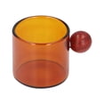 thumbnail image 1 of Taza De Café De Vidrio Con De Sándalo, Taza De Vidrio De Doble Pared De Estilo Vintage Para Té Con Leche Y Capuchino, Taza Resistente A Altas Temperaturas Para Uso En La, 1 of 7