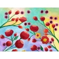 thumbnail image 2 of Moore, Regina 18x15 White Modern Wood Framed Museum Art Print Titled - Jambalaya Floral I, 2 of 4