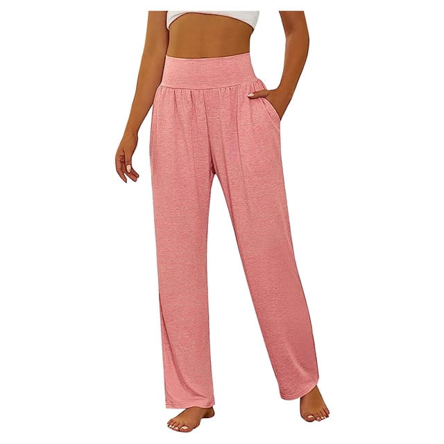 ICHUANYI, liquidación, pantalones de Yoga de pierna ancha para mujer, pantalones de chándal holgados cómodos, pantalones deportivos informales de salón de cintura alta, pantalones de entrenamiento para correr ICHUANYI WER202308173032