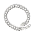 thumbnail image 1 of Sterling Silver 8inch Polished Charm Bracelet (Weight: 10.48 Grams, Length: 8 Inches), 1 of 2