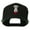 Black, variant on Missile Flat Bill Embroidered Baseball Cap - Navy OSFM