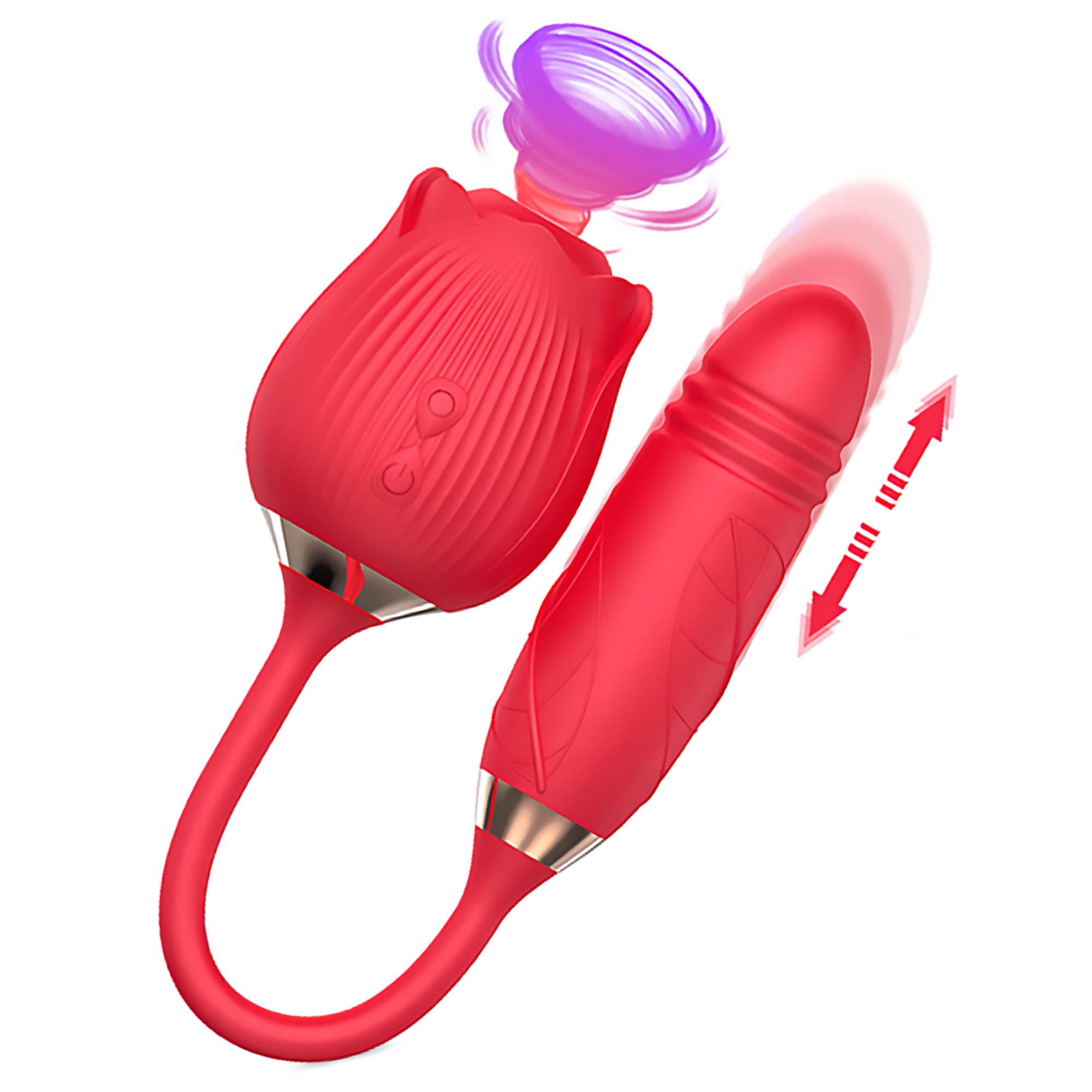 Vibrators and Adult Sex Toys for Women - Dual oral Stimulator with Vibrating Egg for Woman Couples, photo