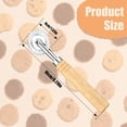 thumbnail image 3 of HWHCGZ 1Pc Pasta Cutter Wheel, Wooden Handle & Fluted Ravioli Crimper Pizza & Noodle Dough Cutter for Ravioli Pasta Dumplings,Silver, 3 of 9