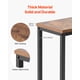 thumbnail image 4 of VEVOR Mesa de consola estrecha para sofá , 2 piezas detrás de la mesa del sofá con tomas de corriente, mesa de entrada larga de 1 nivel, 4 of 9