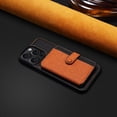 thumbnail image 4 of ELEHOLD for iPhone 14 Pro Wallet Case,luxury Business PU leather Credit Card Slot Kickstand Women Men Slim Shockproof Protective Phone Cover for iPhone 14 Pro,Brown, 4 of 9