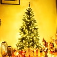 thumbnail image 4 of Costway Medio árbol de Navidad artificial de PVC preiluminado de 150 cm 250 luces LED, 4 of 4