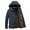 Blue, variant on Men Winter Warm And Thick Composite Hooded Jacket Casual And Loose Business Trend Comfortable Jacket Men Hooded Thin down