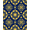 Blue, Pattern 2, variant on ODIKA 4' x 6' Machine Washable Non-Slip Area Rug, Middle Eastern Medallion High Traffic Rug, Blue, 408993