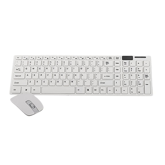HK-06 Thin Silent 2.4G Wireless Keyboard and Mouse Set, 1600DPI (No Battery)
