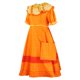 thumbnail image 4 of Disfraz de película de Anime Madrigal, Pepa naranja, vestidos de princesa con volantes, Mirabel Charm, vestido de fantasía, regalo de Carnaval para adultos, 4 of 4