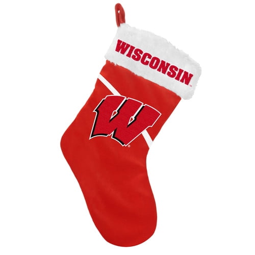 Wisconsin Badgers CHRISTMAS STOCKING 17" NCAA