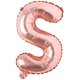 thumbnail image 1 of 16 "pulgadas Single Rose Gold Alphabet Letter Number Globos Aluminio Colgante Foil Film Globo Boda Fiesta de cumpleaños Decoración Ban JFHHH pequeña, 1 of 3
