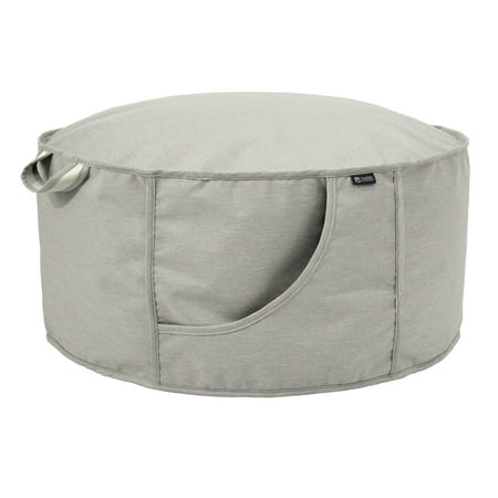 Classic Accessories Montlake Fadesafe Frameless Furniture - Indoor/Outdoor Bean Bag Patio Ottoman