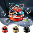 thumbnail image 1 of Iumwxz Smart Home Appliances Car Aromatherapy Diffuser Solar Energy Space Purifier for Car Interior Autorotation Decoration Accessories Energy-Saving Red Plastic Holiday Deals, 1 of 9