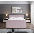 thumbnail image 4 of Meridian Furniture Dillard Pink Velvet Full Bed, 4 of 6