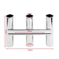 thumbnail image 2 of Boat Accessories Wall-Mounted Stainless Steel Fishing Rod Holder Fishing Pod Rack For Marine Boat Camper RV ,Long Lasting, 2 of 4