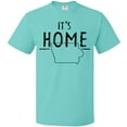 thumbnail image 3 of Inktastic It's Home State of Iowa Outline Distressed Text T-Shirt, 3 of 5