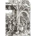 thumbnail image 2 of Durer, Albrecht 24x32 Gold Ornate Wood Framed with Double Matting Museum Art Print Titled - Life Of The Virgin 11, 2 of 4