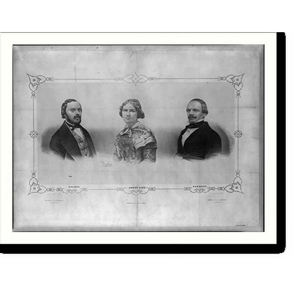 Historic Print, Belleti, Jenny Lind, benedict, 18" x 24"