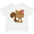 thumbnail image 3 of Inktastic Spring Animals, Cute Squirrel, Colorful Flowers Boys or Girls Toddler T-Shirt, 3 of 5