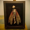 thumbnail image 4 of Cursed Items Dead Shadow Box Display Handmade Creepy Mummified Corpse Art Ornament, 4 of 9