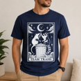 thumbnail image 6 of Raccoon and Opossum Moon Graphic T-Shirt, Unisex Classic Fit Tee, 6 of 9