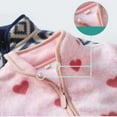 thumbnail image 6 of Kiijoy Toddler Girls Fleece Jacket Soft Cartoon Cute Zip Up Outerwear Coat, Sizes 3-4, 6 of 8