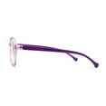 thumbnail image 4 of Child Size Round Thin Plastic 100% Blue Light Flitering Computer Glasses Purple, 4 of 4